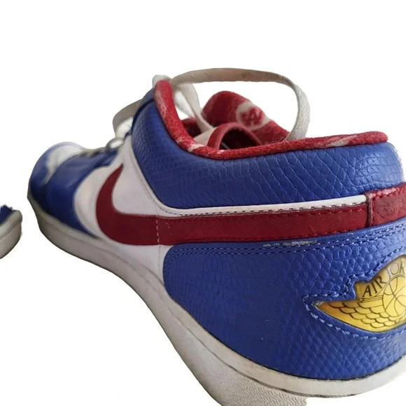 Air Jordan 1 Retro Low “East Side” White Red Royal Chicago 309192-161 Si… - Picture 15 of 16